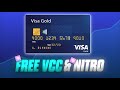 How to Get FREE Working VCC for Claiming Discord Nitro