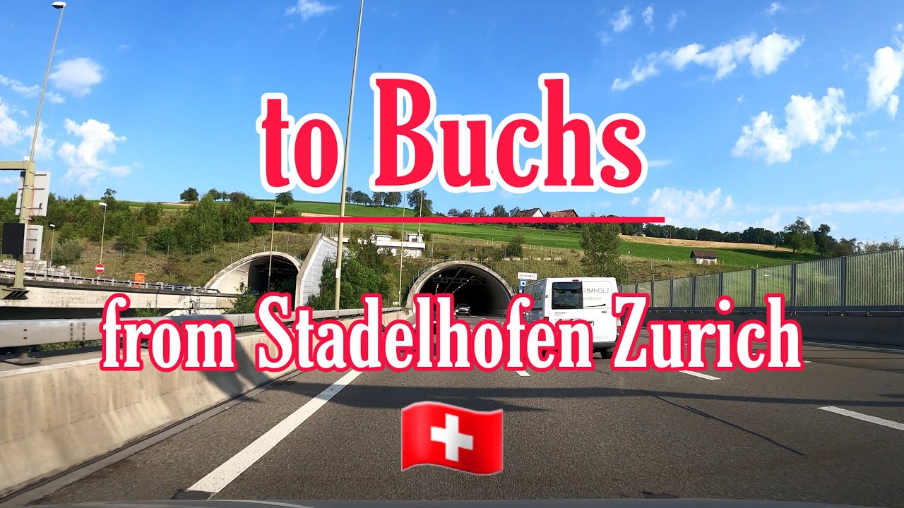 🚙Driving from Stadelhofen_Zurich to Buchs_Aargau - Switzerland🇨🇭