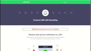 EasyNotify: How to get LINE Notify Token (step 01)