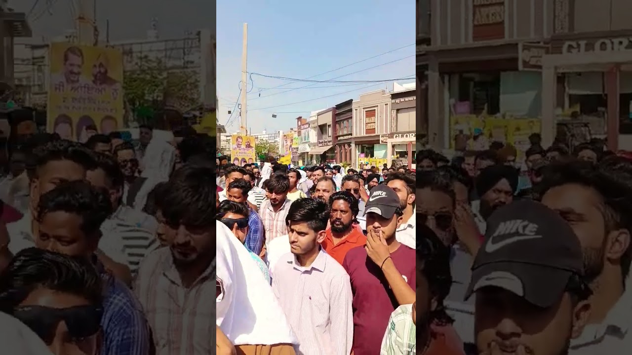 Arvind kejriwal patiala aap campaign 2024 election's 💯✍️ bhagwant maan rally 