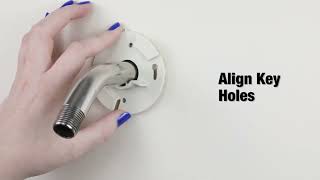 Watch the product video for Danco Shower Arm Support Bracket & Trim - Stabilize Your Shower Arm with Ease!