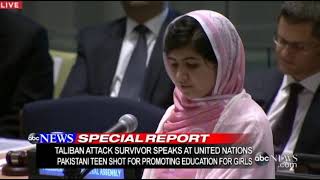 Malala Yousafzai, speech to the United Nations, 12 July 2013 (Shortened)