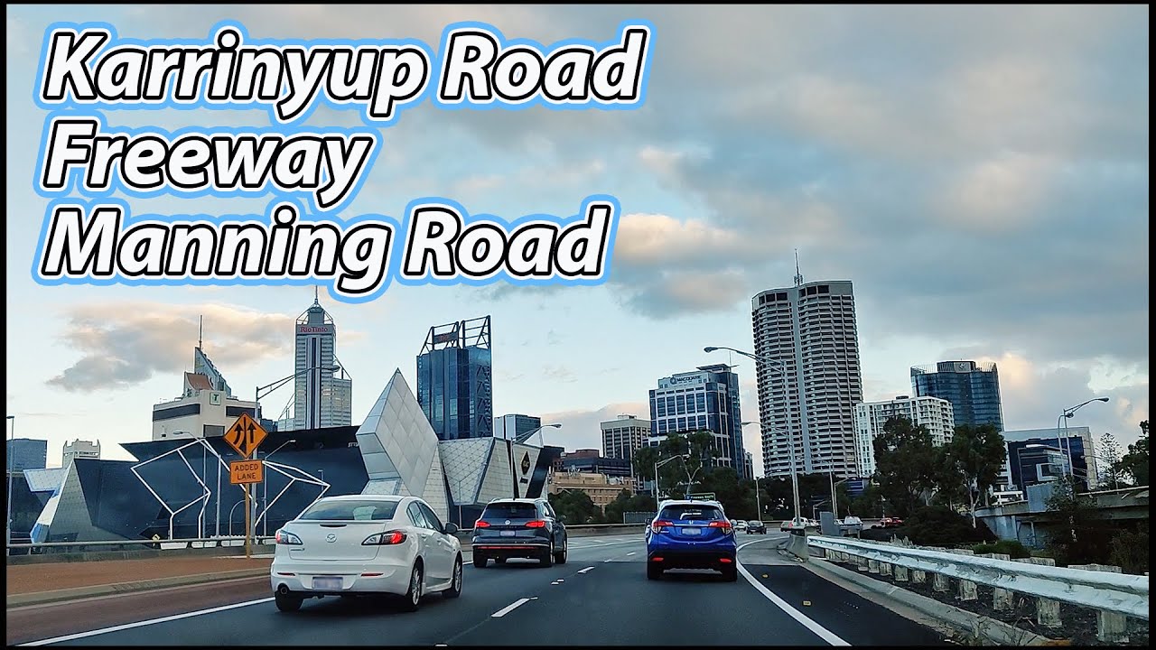 Driving from Karrinyup Shopping Centre to Cannington Sunday July 2021