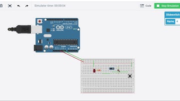 Arduino simulator - two buttons