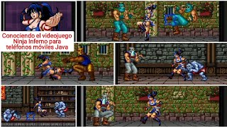 Conociendo el videojuego Ninja Inferno para teléfonos móviles sistema Java.
