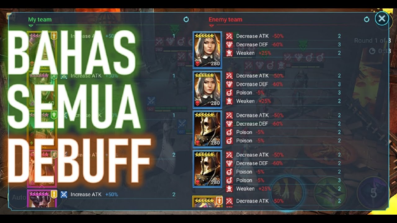 [Raid: Shadow Legends] Semua Debuff di Raid - YouTube