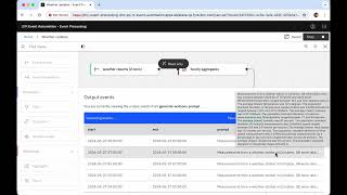 How to summarize weather sensor readings using Event Processing and watsonx screenshot 4