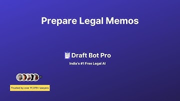 How to do Legal Research with AI - Prepare Legal Memos in Draft Bot Pro