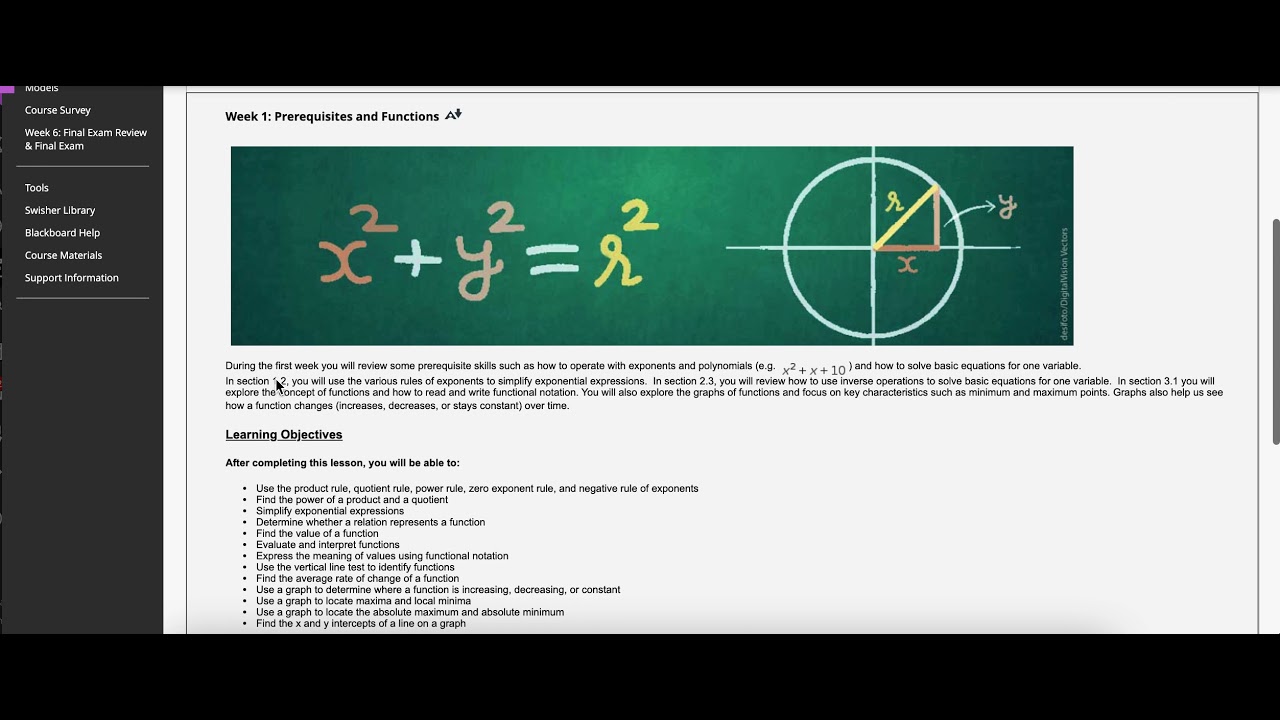 Welcome Video for College Algebra Winter 2021 - YouTube