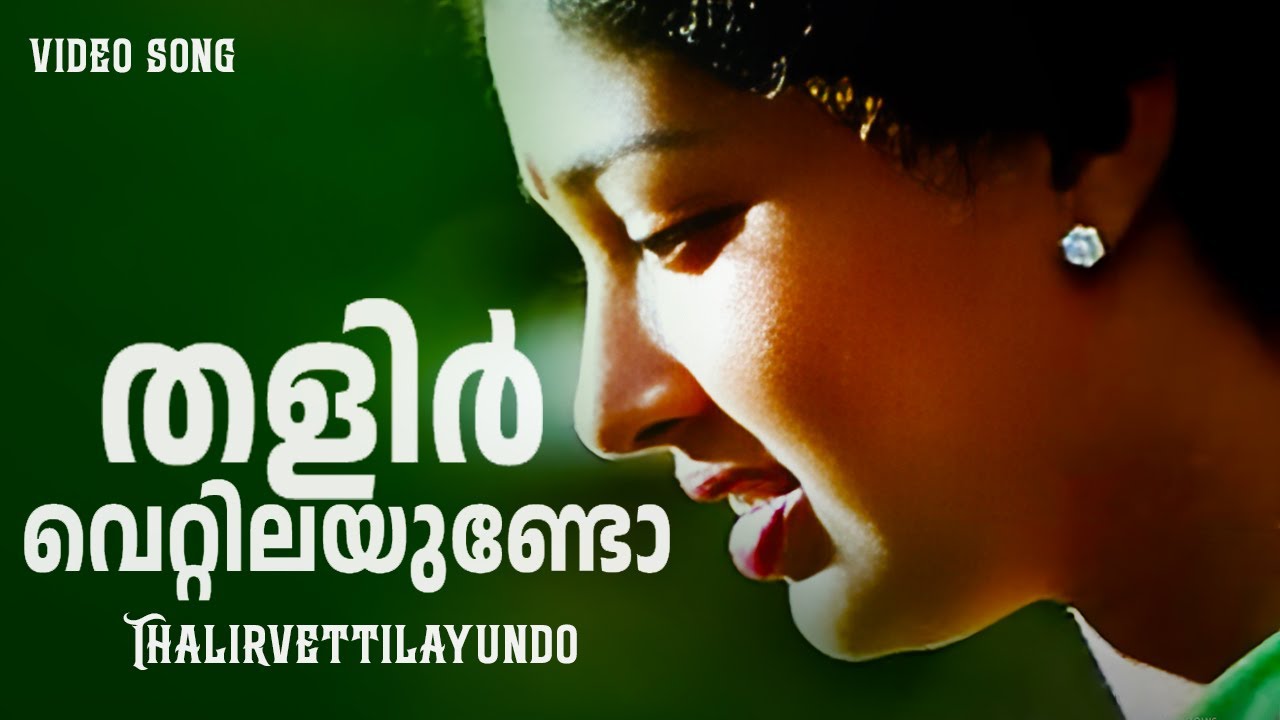 Thalirvettilayundo | Movie Name | Best Malayalam Song | Chithra, G. Venugopal | Gautami, Mammootty