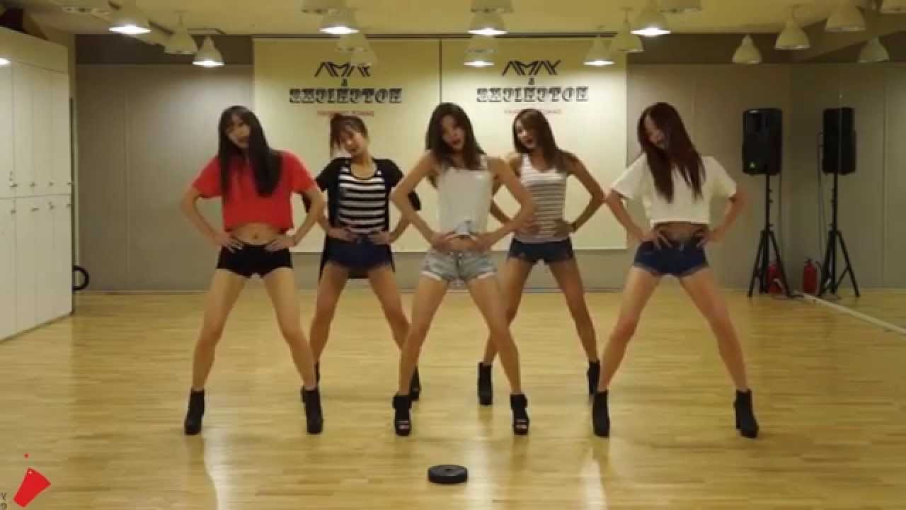 EXID Up  Down mirrored Dance Practice