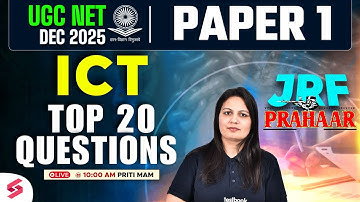 ICT UGC NET Paper 1 | UGC NET Paper 1 ICT Questions | UGC NET Paper 1 ICT By Priti Ma