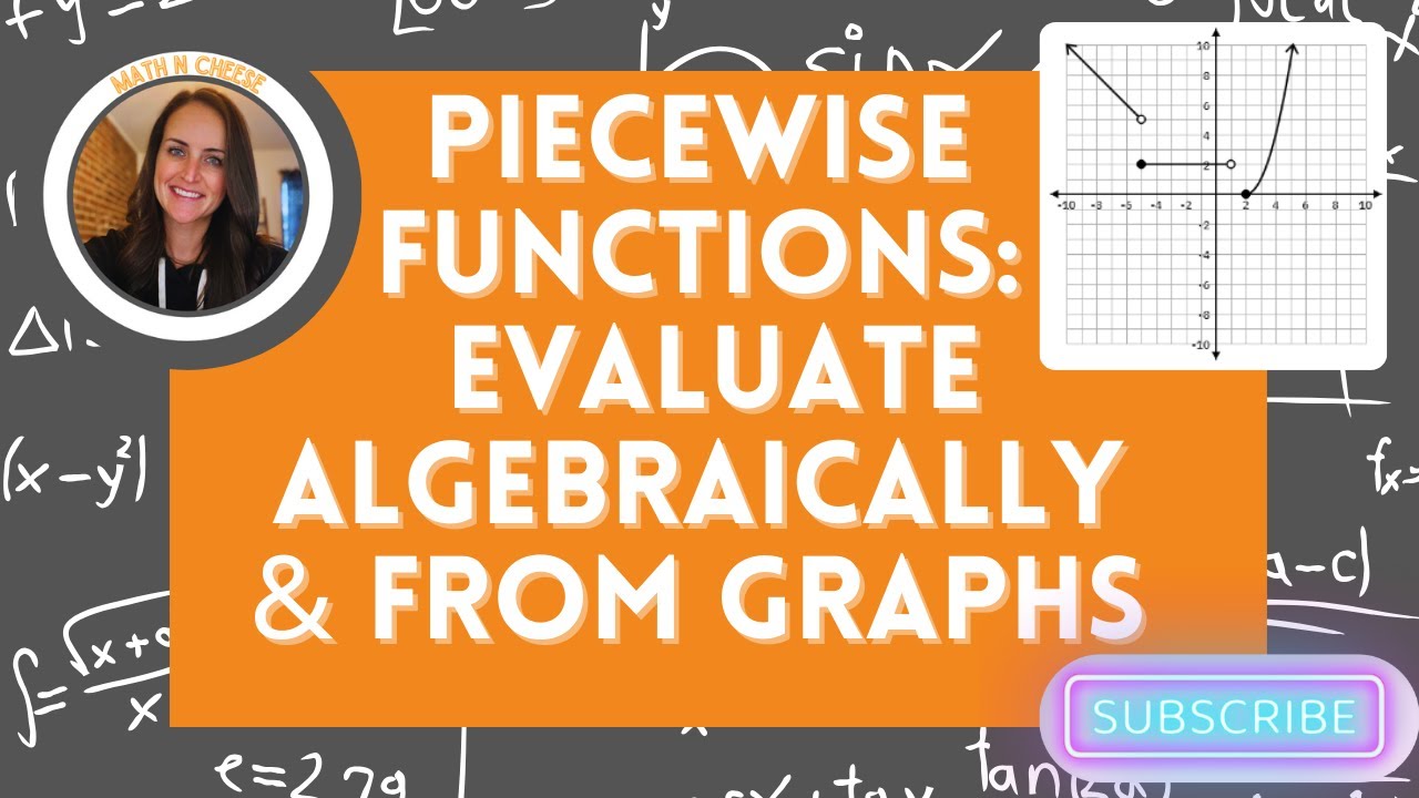 Piecewise Functions: Evaluate from Equations and Graphs - YouTube