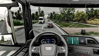 4K Realistic Ultra Graphics v1.61 MAN | Euro Truck Simulator 2 Snowymoon Mod Gameplay