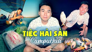 Tiệc hải sản trên thuyền câu Campuchia |Du lịch ẩm thực Campuchia #3