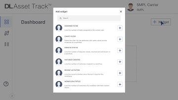 DL Freight: How to add a new widget to the dashboard