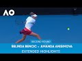 Belinda Bencic v Amanda Anisimova Extended Highlights (2R) | Australian Open 2022