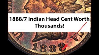 1888/7 Indian Head Penny Worth Thousands! Are You Looking For These?