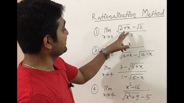 Rationalization method of limit in Hindi - 16