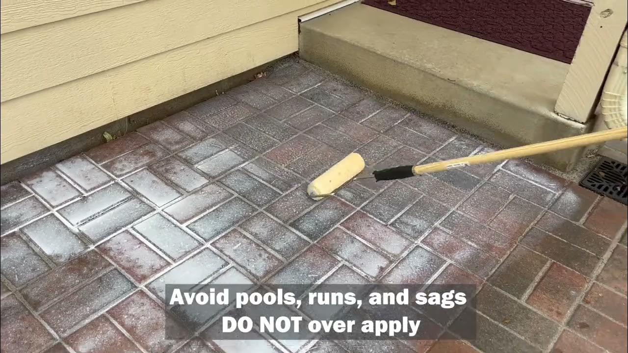 How to Seal Pavers with a Glossy Finish with Tenon Paver Seal & Shine