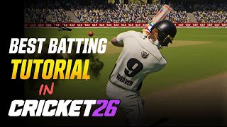 क्रिकेट 26 में शुरुआती खिलाड़ियों के लिए बैटिंग गाइड | सर्वश्रेष्ठ प्रो कंट्रोल ट्यूटोरियल | डेटए... screenshot 1