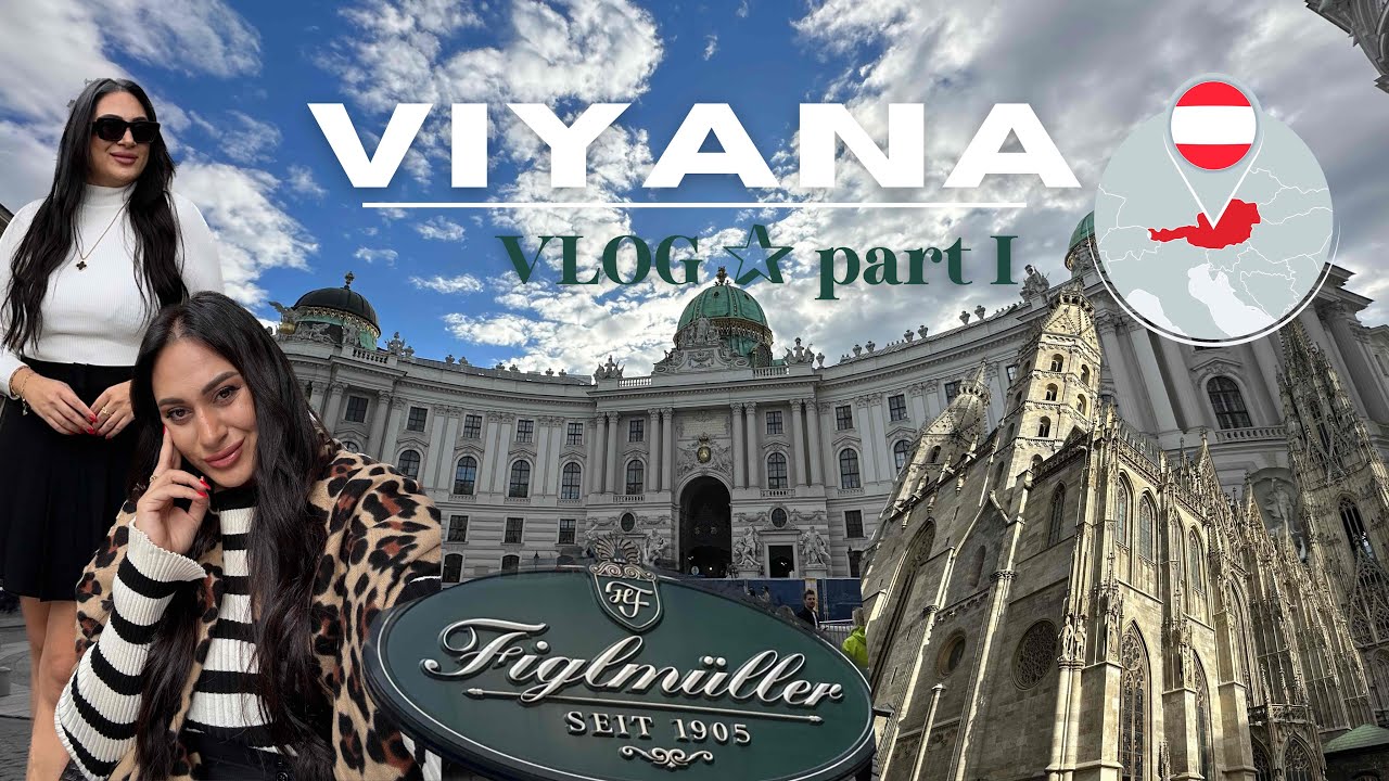 VİYANA'YI KARIŞ KARIŞ GEZİYORUZ!🇦🇹| Avusturya vlog part 1, Şinitzel burada yenir, Viyana planım🏛️