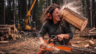 One Wrong Cut Can Change Everything: Craziest Logging Fails