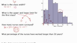 Reading and Analyzing a Histogram