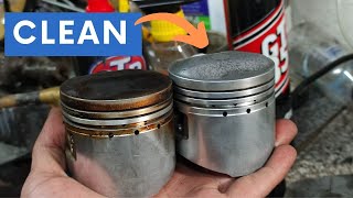 How to Clean Pistons, Rings and Groves DIY EASY