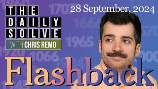 Flashback - 28 September 2024 - NYT History Game #flashback