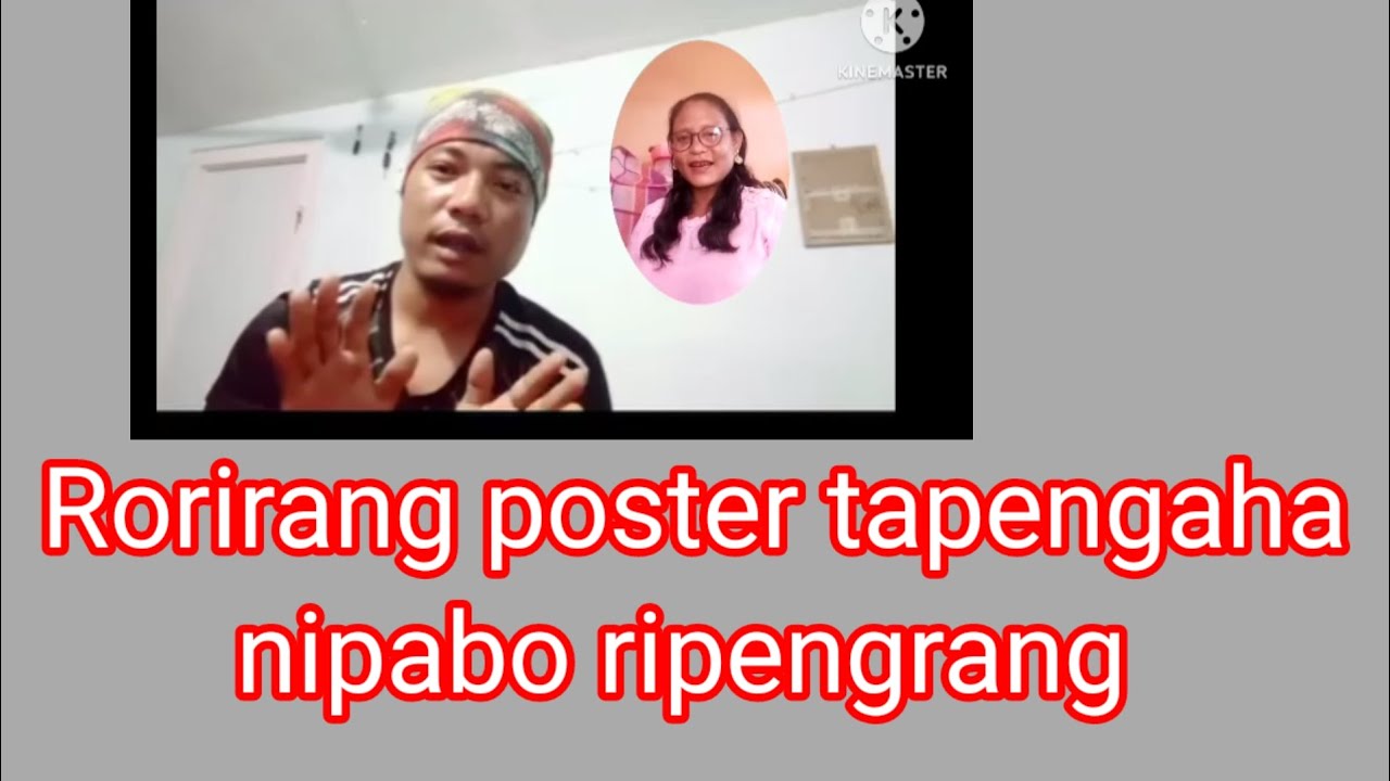 Rorirang poster tapengaha nipabo ripengrang 