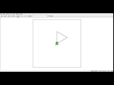 triangle in kturtle