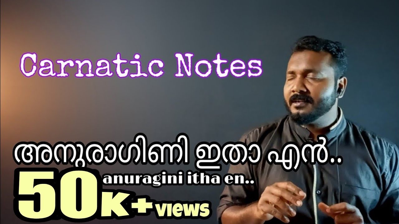 Anuragini itha en | Carnatic Notes | Tutorial | Raga Mentor185
