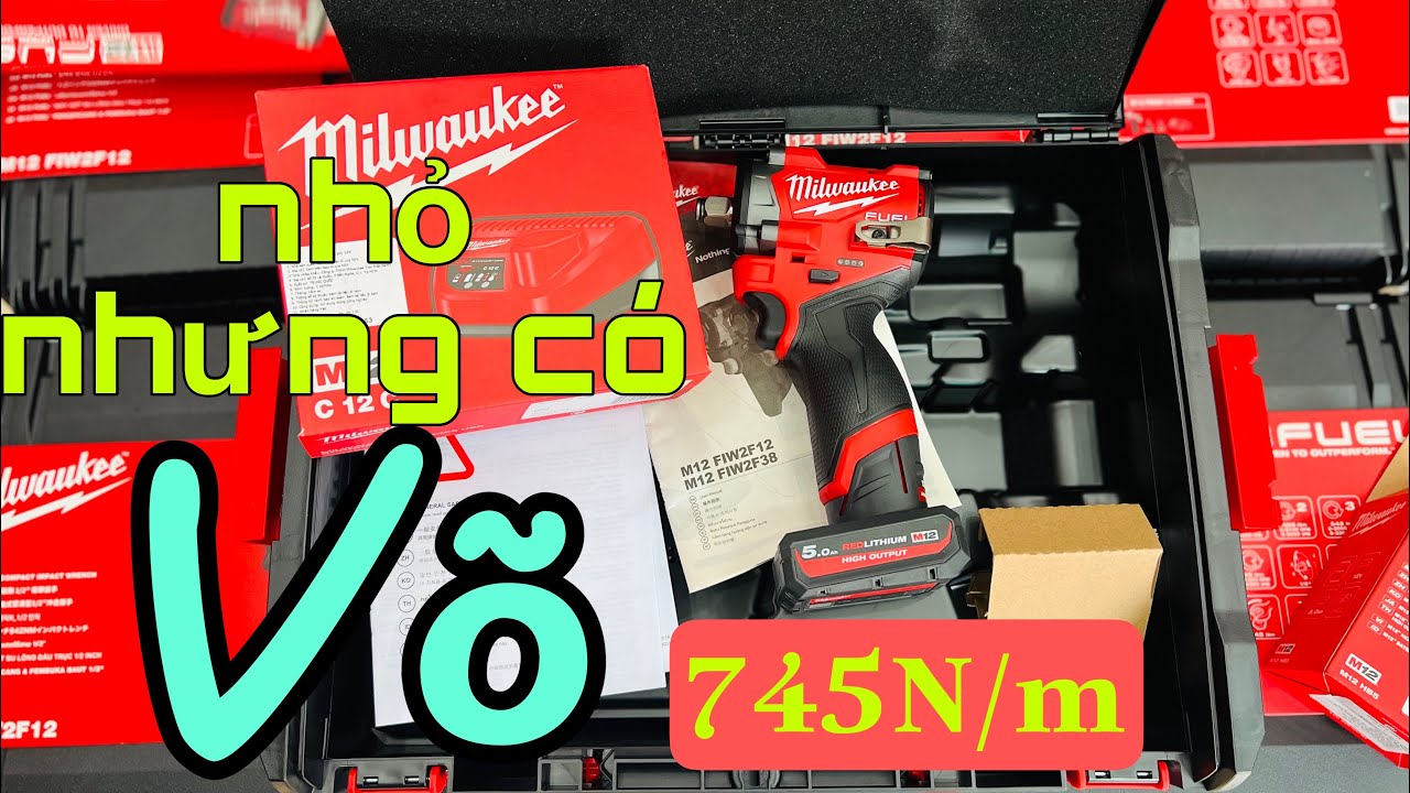Nhỏ Nhưng Có Võ #Milwaukee 12V Lực 745N/m M12 FIW2F12 - Hỗ Trợ Góp ...