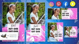 YOU DONT NEED CANVA to Quickly Design Multiple Social Media Posts (GIMP Tutorial) @DaviesMediaDesign