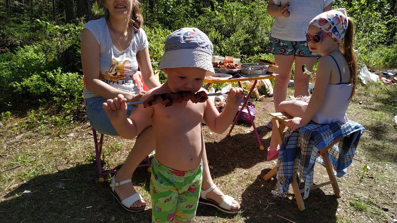 Нравится купаться в озере//ШАШЛЫК//ПРИРОДА//ЛЕС//ВЫХОДНЫЕ 2020 - YouTube