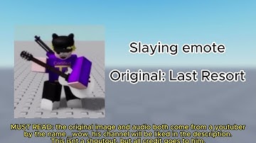 slaying emote theme - Item Asylum