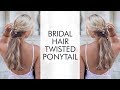 Hollie’s Hobin’s Hair Tutorial: How To Create A Bridal Twisted Ponytail
