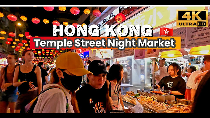 🇭🇰Hong Kong Temple Street Night Market / Best Street Food Walking Tour October 2024 (4K)