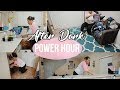 AFTER DARK POWER HOUR CLEAN WITH ME|RELAXING NIGHT TIME CLEANING ROUTINE|SPEED CLEANING MOTIVATION