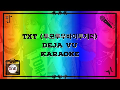 || Karaoke || Txt - Deja Vu