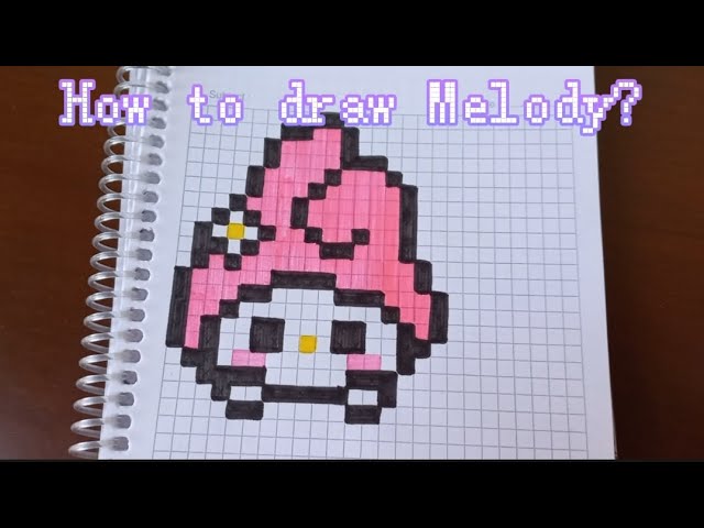 Hello Kitty Pixel Art - How to draw Hello Kitty? #hellokitty