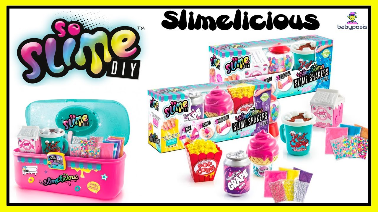 🌈SLIMELICIOUS unboxing, SO SLIME DIY VANITY reviews and play💗