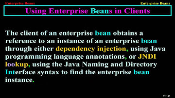 Enterprise Beans