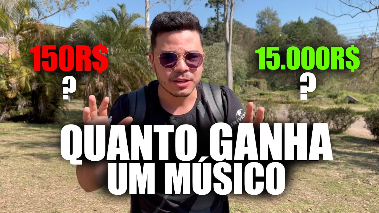 💰QUANTO GANHA UM MÚSICO PROFISSIONAL ?💰