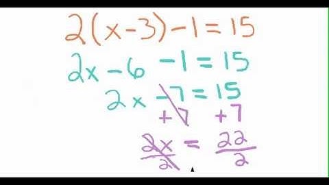 How to Solve a Simple Equation with Reverse PEMDAS Method