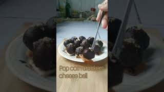 Popcorn crackers cheese ball
