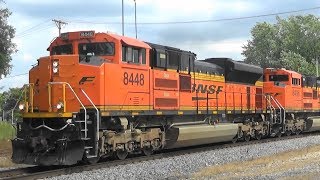 BNSF 8448- SD70ACe w/ MAC & CREX Power, Colona, IL, 9/15/19