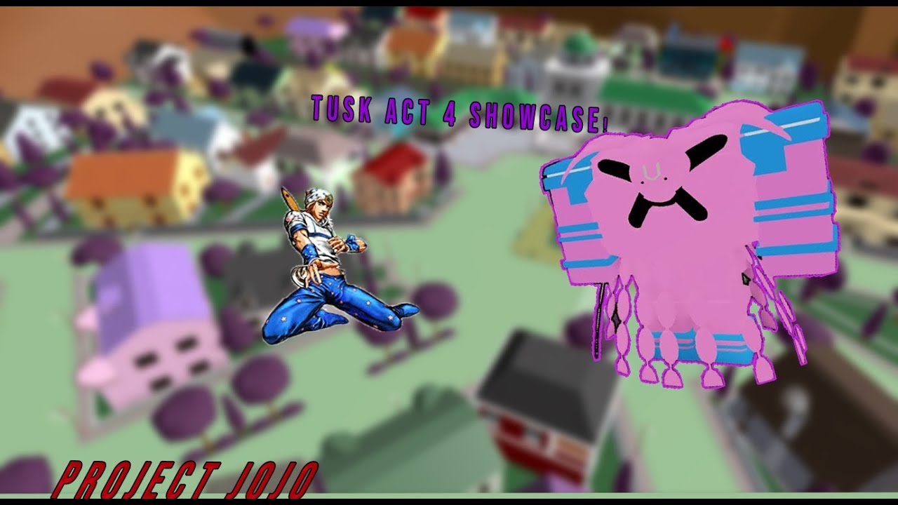 Tusk Act 4 Showcase Project Jojo Youtube - tusk act 3 4 showcase roblox project jojo youtube