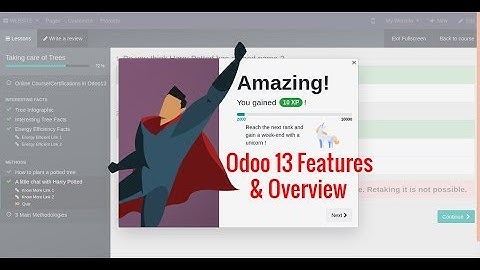 Odoo13  Features and Overview